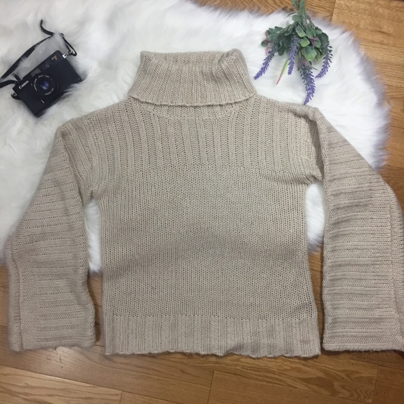 Saks Fifth Avenue Turtleneck Knit Sweater Petite S - Picture 1 of 8